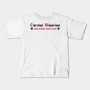 Columbo Carsini Wineries Kids T-Shirt